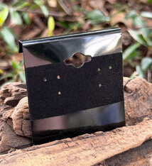 DER800 = Hanging Earring Cards Black 2'' Plain (Pkg of 100)