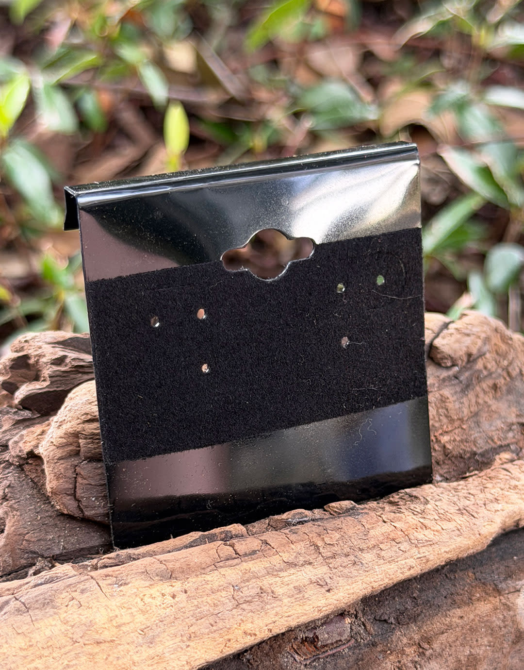 DER800 = Hanging Earring Cards Black 2'' Plain (Pkg of 100)