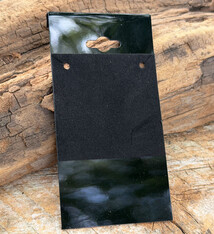 DCH800 = Hanging Necklace Card Black  2 x 4''  ''PLAIN'' (Pkg of 100)