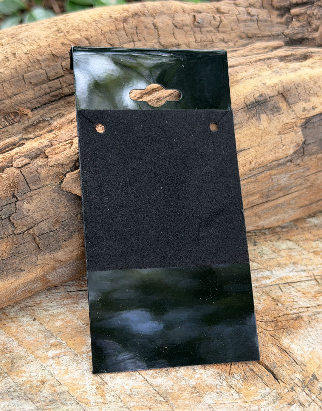 DCH800 = Hanging Necklace Card Black  2 x 4''  ''PLAIN'' (Pkg of 100)