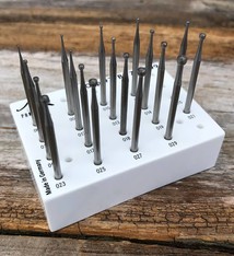 Panther Burs 77.2899 = CUP BUR SET TUNGSTEN/VANADIUM (0.8 to 2.9mm) 18pcs
