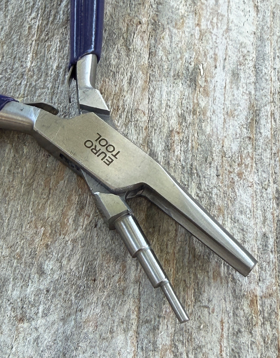 Eurotool PL7480 = Looping Pliers with Stepped Jaw and Concave Jaw by Eurotool