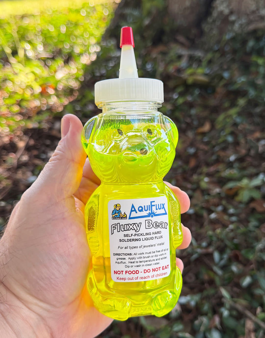 SO933B = Aquiflux Yellow Fluxy Bear (8oz)