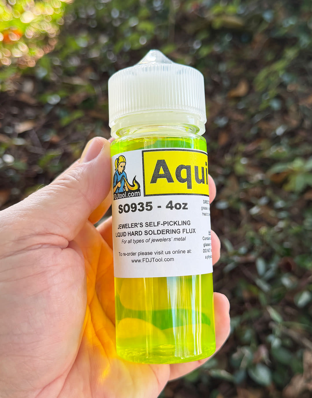 SO935 = Aquiflux Yellow Flux in Applicator Bottle (4oz)