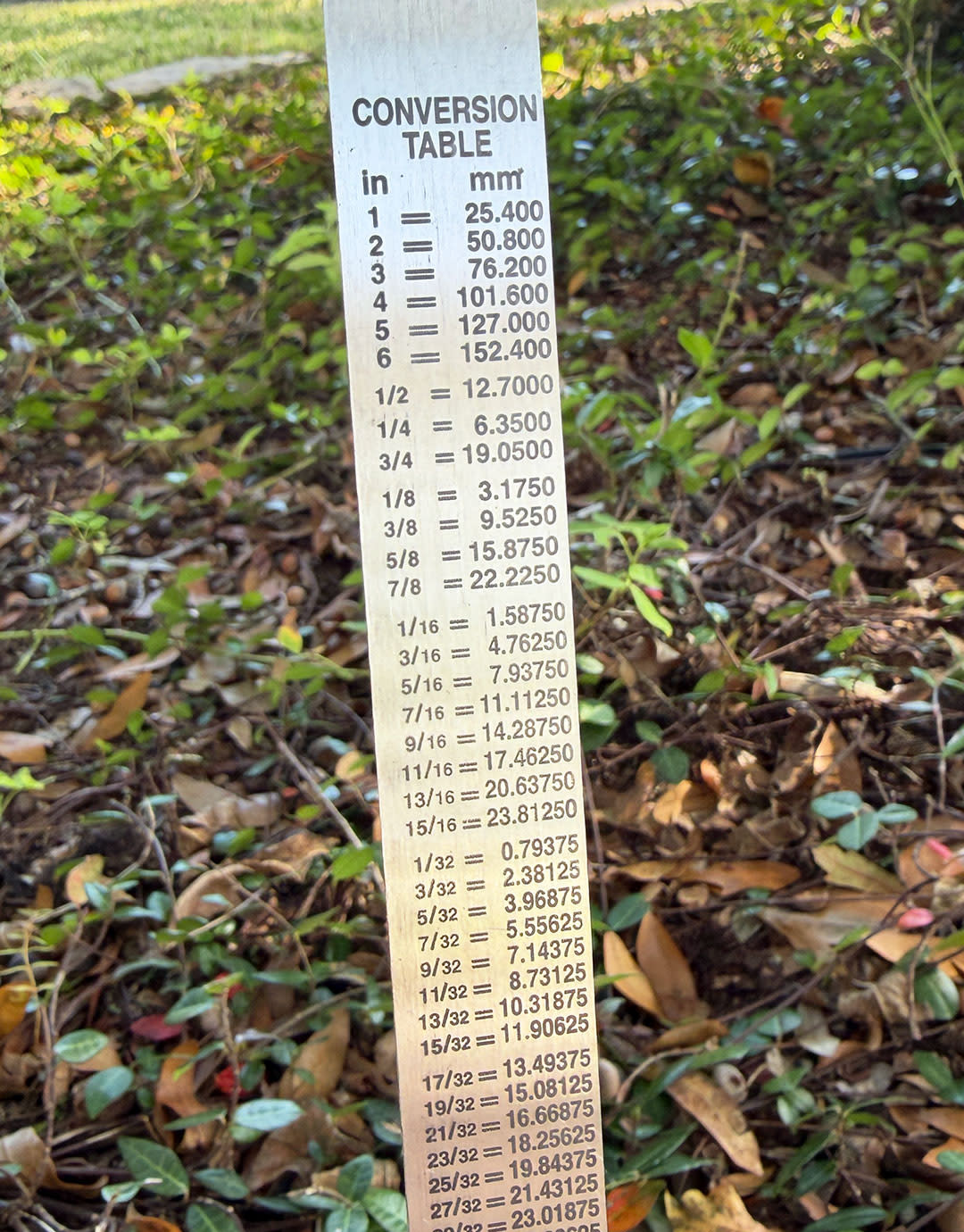 35.510 = RULER - 6" STEEL PER PAIR