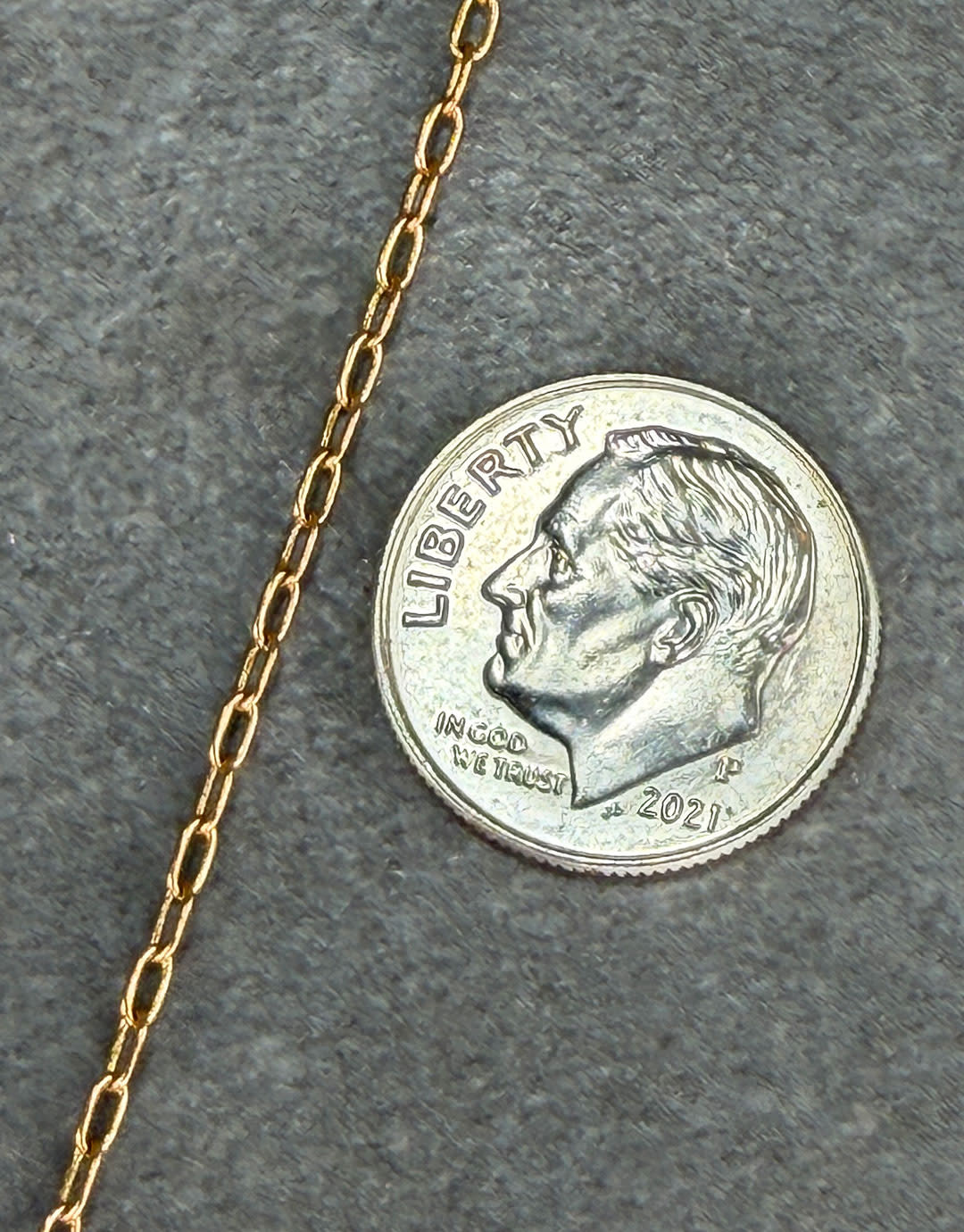 800BR-04 = Brass Cable Chain 2.0mm wide (FOOT)