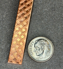 CPW110 = Copper Pattern Wire (9.5 x 1.7mm) = 1ft