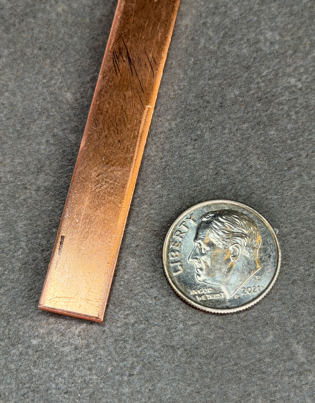 CFW9518 = Flat Copper Wire 9.5 x 1.8mm = 1ft