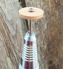 Dedeco ST9455 = Sunburst 7/8" x 1/8" Wheels - Peach 2500grit (pkg/6)