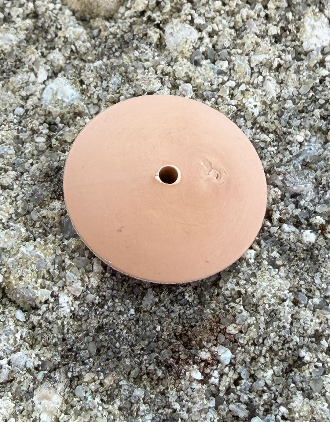 Dedeco ST9473 = Sunburst 7/8" x 1/8" Knife Wheels - Peach 2500grit (pkg/6)