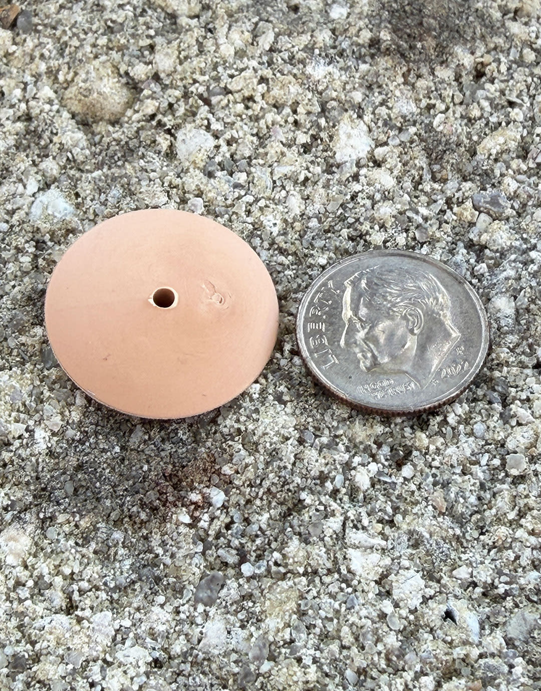 Dedeco ST9473 = Sunburst 7/8" x 1/8" Knife Wheels - Peach 2500grit (pkg/6)