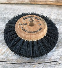 Grobet USA 16.389 = Wood Hub Bristle Brush 3 Rows 2-3/8'' dia.