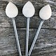 17.123 = Mounted Felt Bud Shape 3/32'' Shank (Pkg of 3)