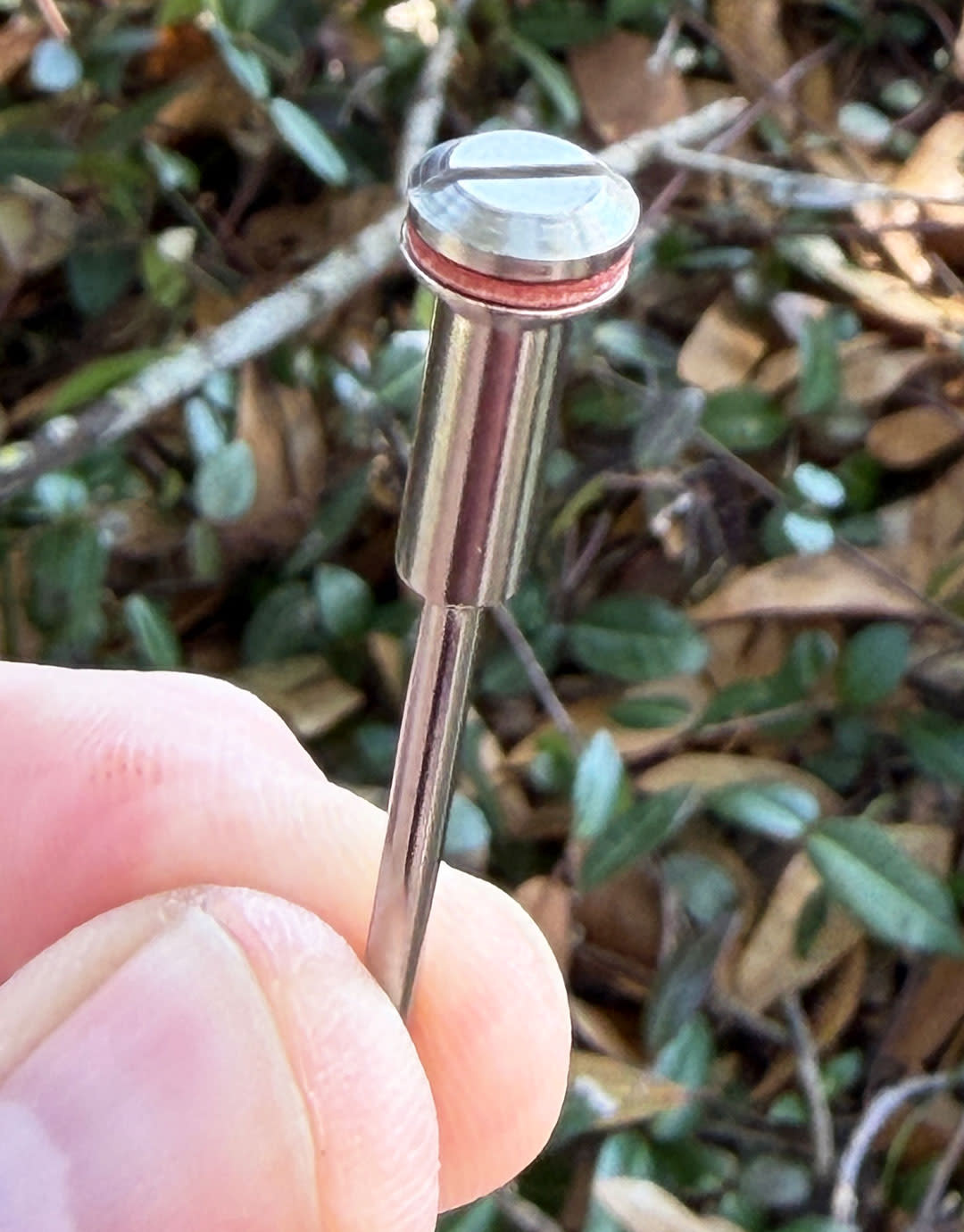 43.161 = Mandrel Screw Top Reinforced 3/32'' Shank 1/16'' Screw (Pkg of 5)