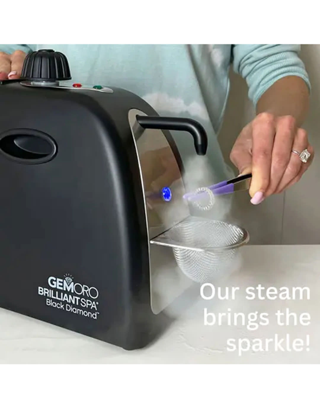 GemOro CL362 = GemOro Brilliant Spa Black Diamond Steam Cleaner