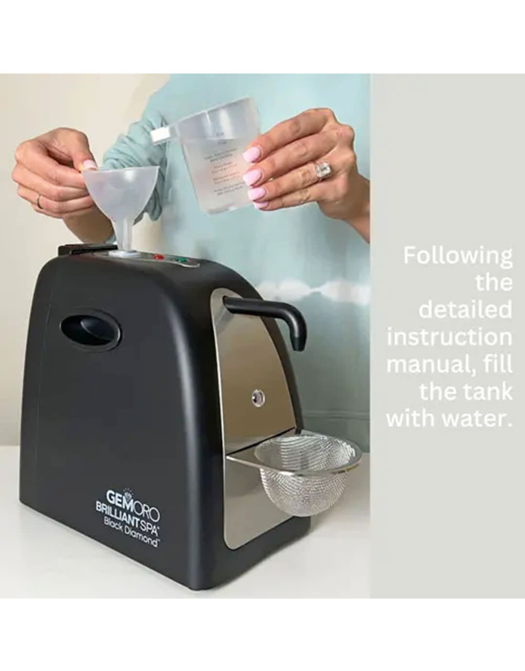 GemOro CL362 = GemOro Brilliant Spa Black Diamond Steam Cleaner