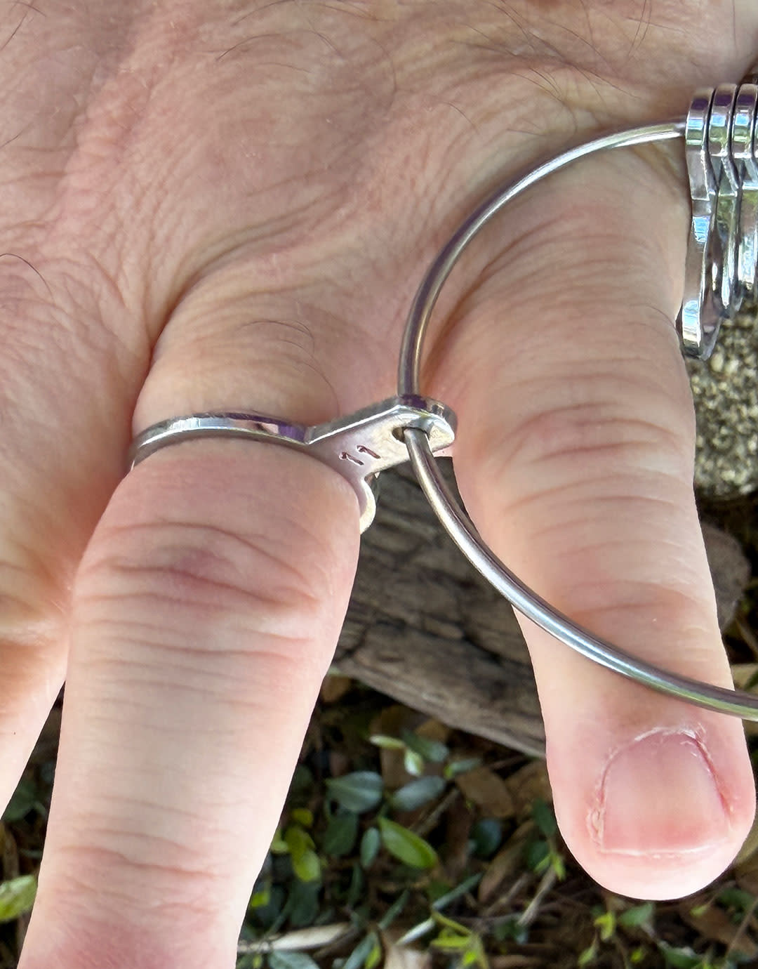 GA259 = Flat Metal Finger Sizer Set (0-15 US)