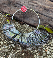 GA259 = Flat Metal Finger Sizer Set (0-15 US)