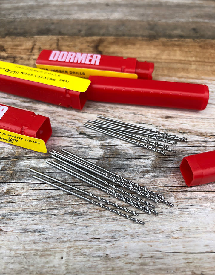 Dormer 28.0536 = Dormer High Speed Twist Drills (Pkg/10) (Choose Size)