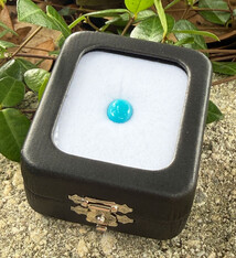 DST1009 = Glass Top Gem Box with Clasp
