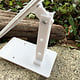 DCH6991 = White Leatherette Multi Necklace Stand