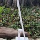 DCH6991 = White Leatherette Multi Necklace Stand