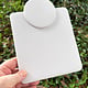 DCH6724 = White Leatherette Foldable Necklace Stand