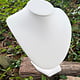 DCH6994 = White Leatherette Contour Neck Form