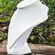 DCH6994 = White Leatherette Contour Neck Form