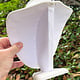 DCH6994 = White Leatherette Contour Neck Form