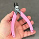 Xuron PL42175P = Xuron Flush Cutting Maxi Shear with Pink Handles