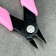 Xuron PL4410P = Xuron Micro Flush Cutting Shear #410 with Pink Handles