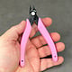 Xuron PL4487P = Jump Ring Plier with Chisel Nose by Xuron with Pink Handles
