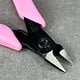 Xuron PL49200P = Xuron Tapered Head Flush Cutting Micro Shear with Pink Handles