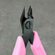 Xuron PL49200P = Xuron Tapered Head Flush Cutting Micro Shear with Pink Handles