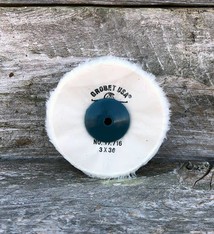 Grobet USA 17.716 = BUFF - FINEX 3'' UNSTITCHED WITH PLASTIC CENTER