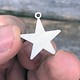 MSN53024 = Nickel Silver Shape - STAR with ONE RING 24ga  7/8''  (Pkg of 6)