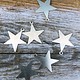 MSN53024 = Nickel Silver Shape - STAR with ONE RING 24ga  7/8''  (Pkg of 6)