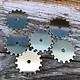 MSN56224 = Nickel Silver Shape - SOLID GEAR 24ga 3/4''  (Pkg of 6)