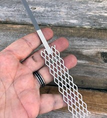 PM322 = Platinized Titanium Mesh Anode 1''x4''