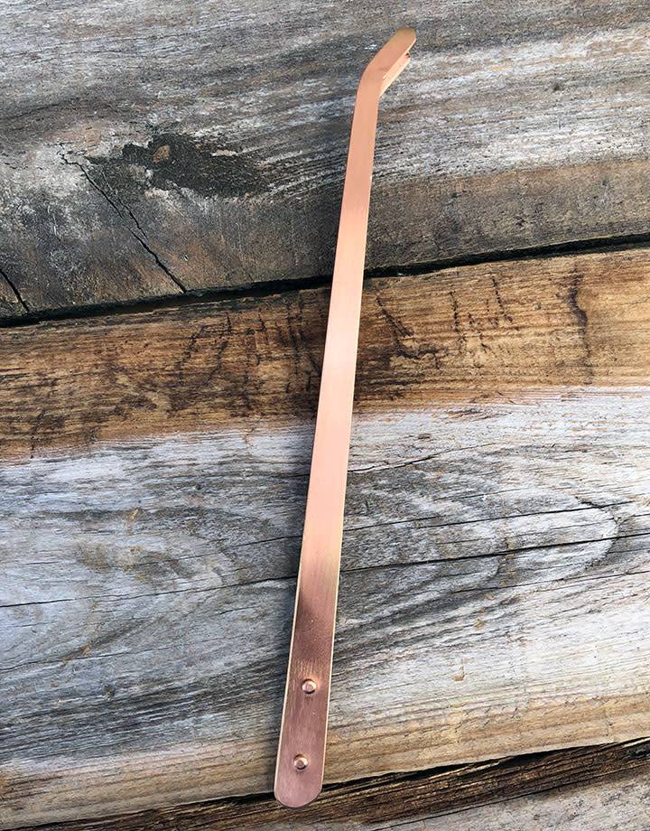 TW952 = Copper Tongs with Curved Tips