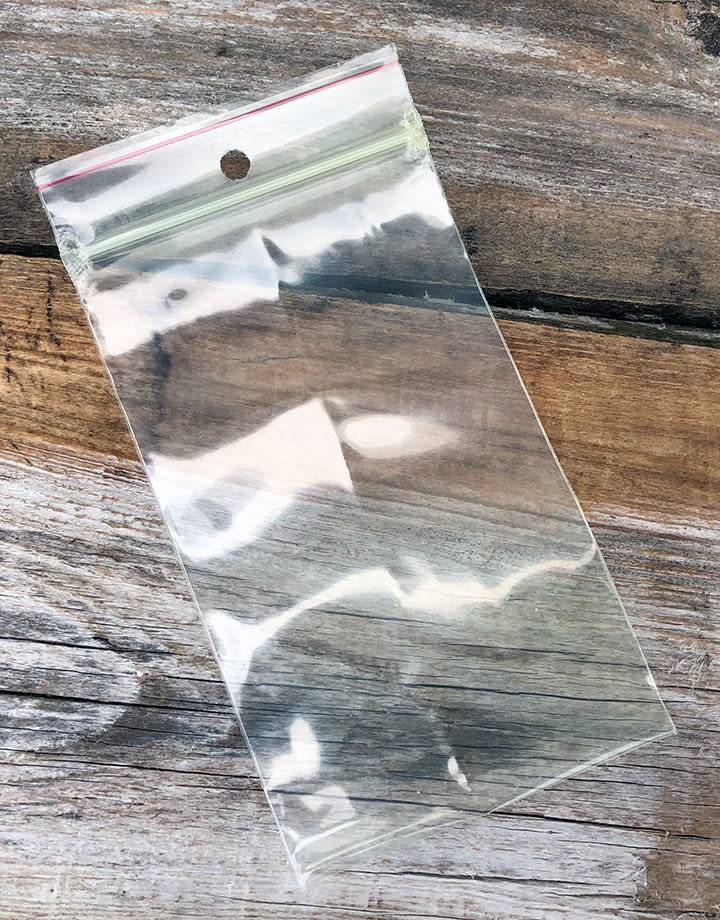 MiniGrip 3x5 4mil Recloseable Bags with Hang Hole (Pkg of 100)  **CLOSEOUT**