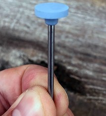 EVE Abrasives ST4267 = Mounted Silicone Square Wheel 11x2.5mm Fine Blue (Pkg of 5)