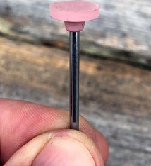 EVE Abrasives ST4268 = Mounted Silicone Square Wheel 11x2.5mm Extra Fine Pink (Pkg of 5)