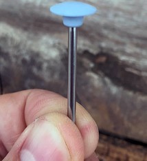 EVE Abrasives ST4271 = Mounted Silicone Knife Wheel 11x2.5mm Fine Blue (Pkg of 5)