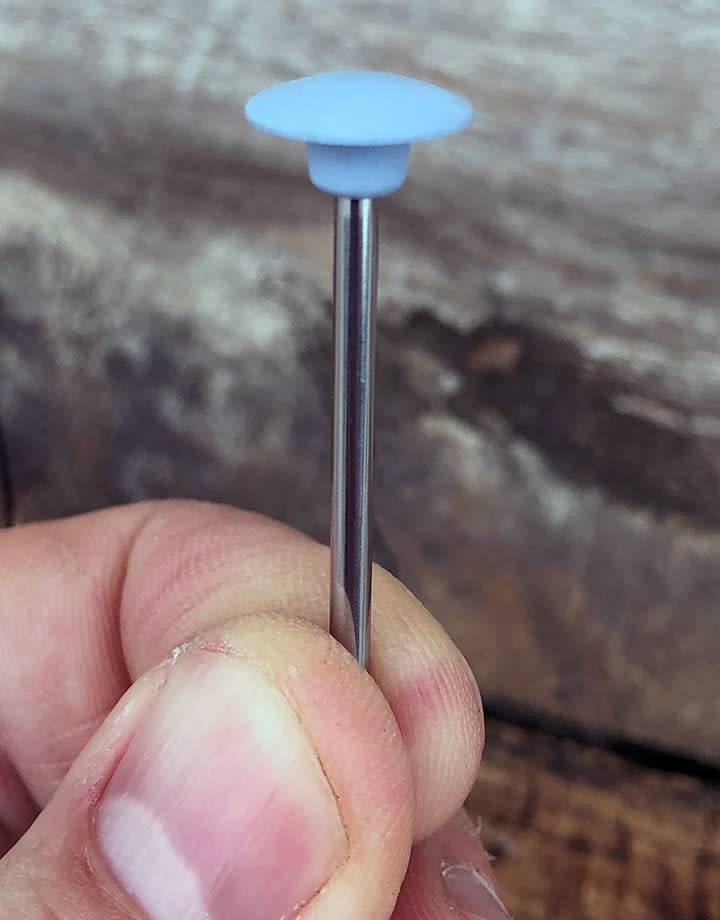 EVE Abrasives ST4271 = Mounted Silicone Knife Wheel 11x2.5mm Fine Blue (Pkg of 5)