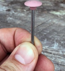 EVE Abrasives ST4272 = Mounted Silicone Knife Wheel 11x2.5mm Extra Fine Pink (Pkg of 5)