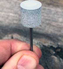 EVE Abrasives ST4275 = Mounted Silicone Cylinder 14x12mm Coarse White (Pkg of 5)