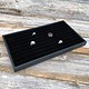 DRG1222 = Black Value Velvet Tray Insert with Continuous Slots for Rings