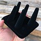 DRG1435 = Black Value Velvet Five Finger Ring Display 5-1/8'' x 3-7/8''